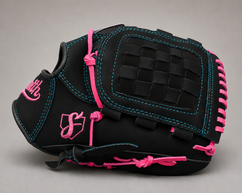 Smith FGBW-Black n Pink n Blue Baseball and Softball Glove