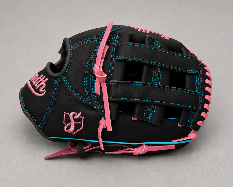 Smith FGHW-Black Pink n Blue Baseball and Softball Glove