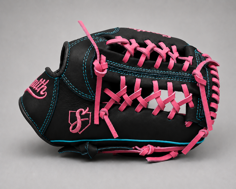 Smith FGNW-Black Pink n Blue Baseball and Softball Glove