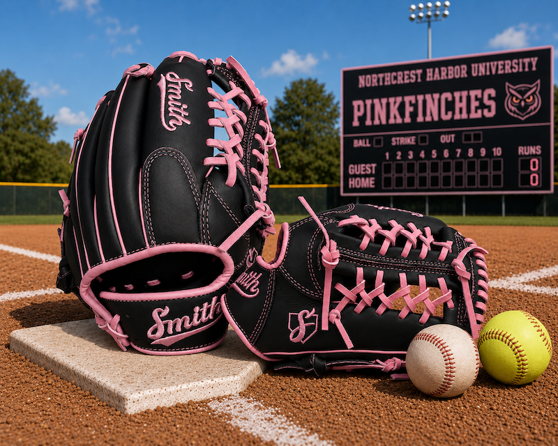 Smith FGNW-Black n Pink Baseball and Softball Glove