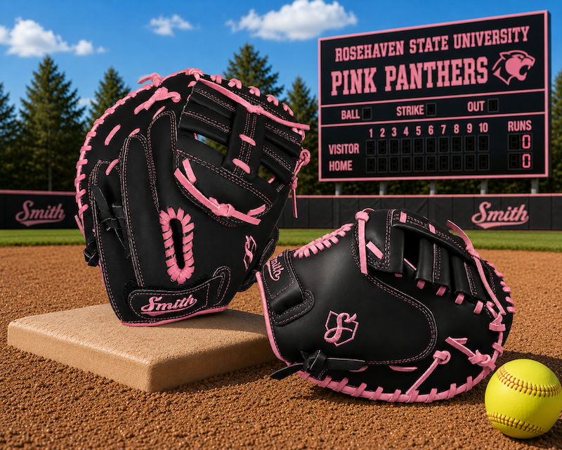 Smith SBCM-Black Pink (Softball Catchers Glove)