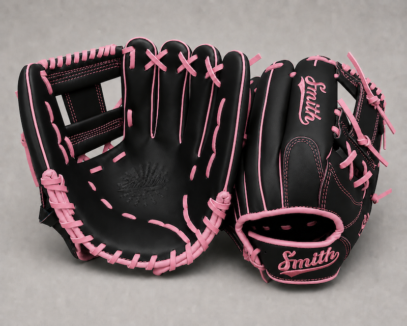 Smith FGIW-Black n Pink Baseball and Softball Glove