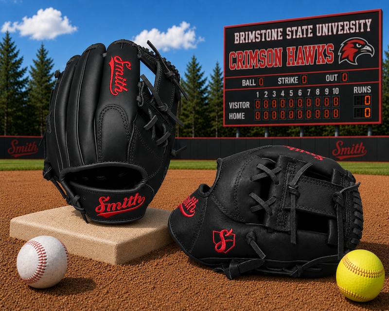 Smith FGIW-Black n Red 2 Baseball and Softball Glove