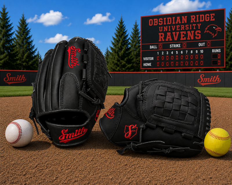 Smith FGBW-Black n Red 2 Baseball and Softball Glove