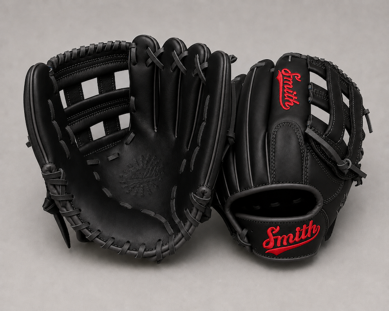 Smith FGHW-Black n Red 2 Baseball and Softball Glove