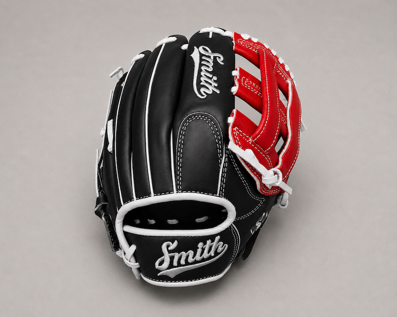 Smith FGHW-Black Red n White Baseball and Softball Glove