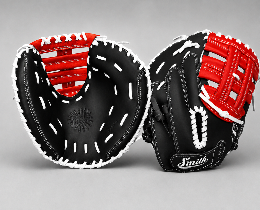 Smith SBCM-Black Red White (Softball Catchers Glove)