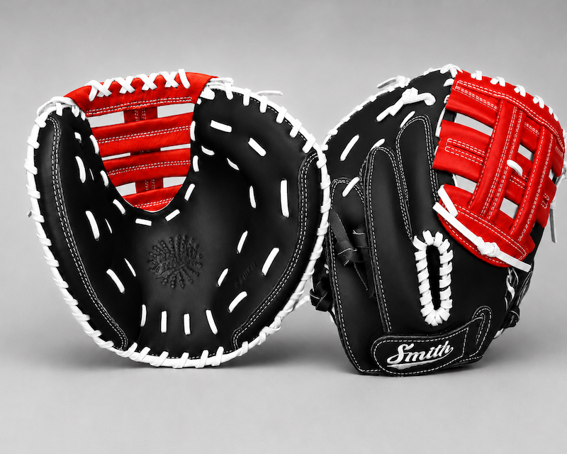 Smith SBCM-Black Red n White (Softball Catchers Glove)