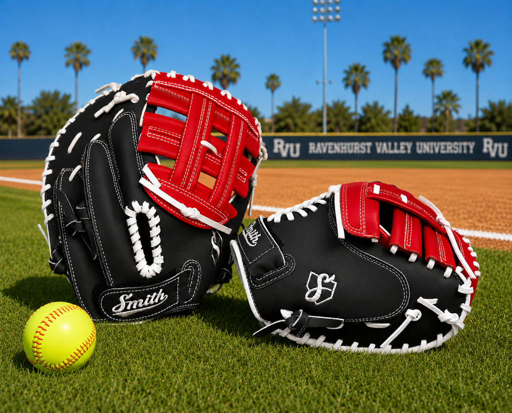 Smith SBCM-Black Red White (Softball Catchers Glove)