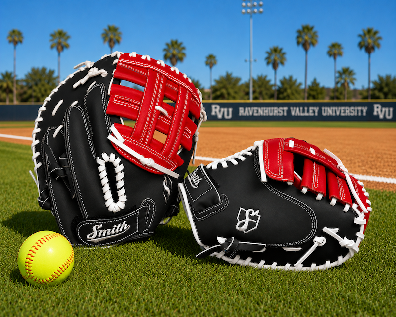 Smith SBCM-Black Red n White (Softball Catchers Glove)