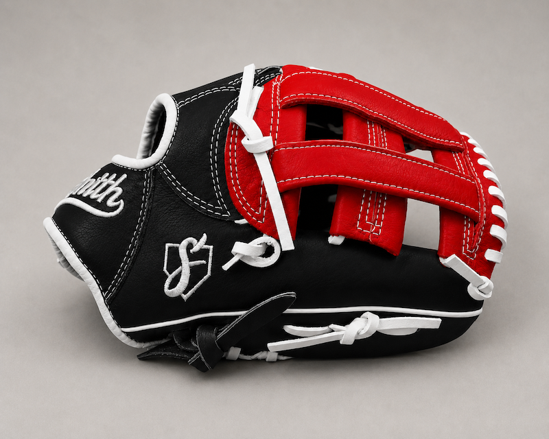 Smith FGHW-Black Red n White Baseball and Softball Glove
