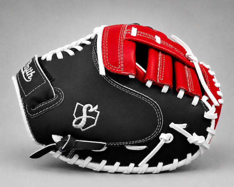 Smith SBCM-Black Red n White (Softball Catchers Glove)