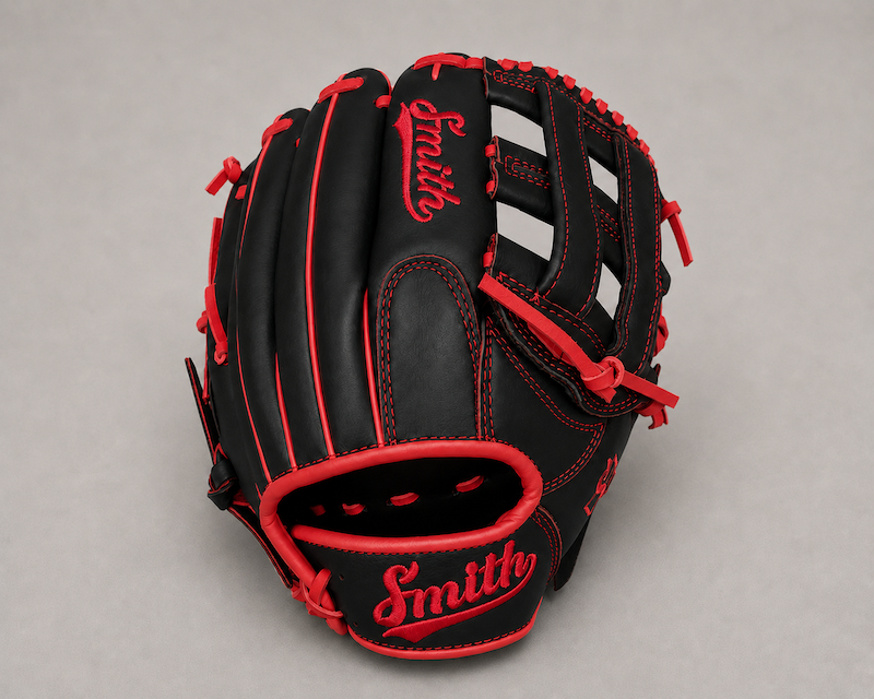 Smith FGHW-Black n Red Baseball and Softball Glove