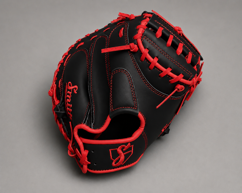 Smith BBCM-Black n Red (Baseball Catchers Glove)