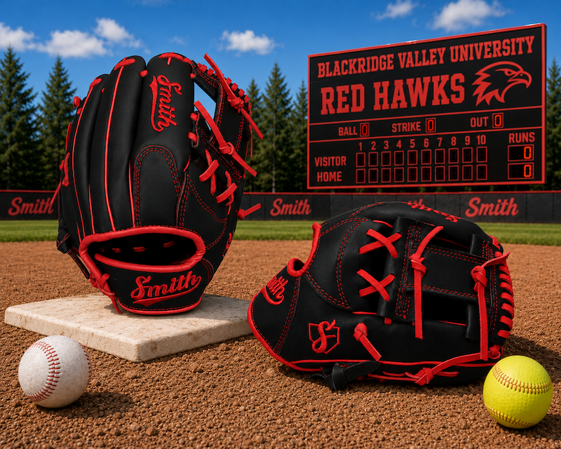 Smith FGIW-Black n Red Baseball and Softball Glove