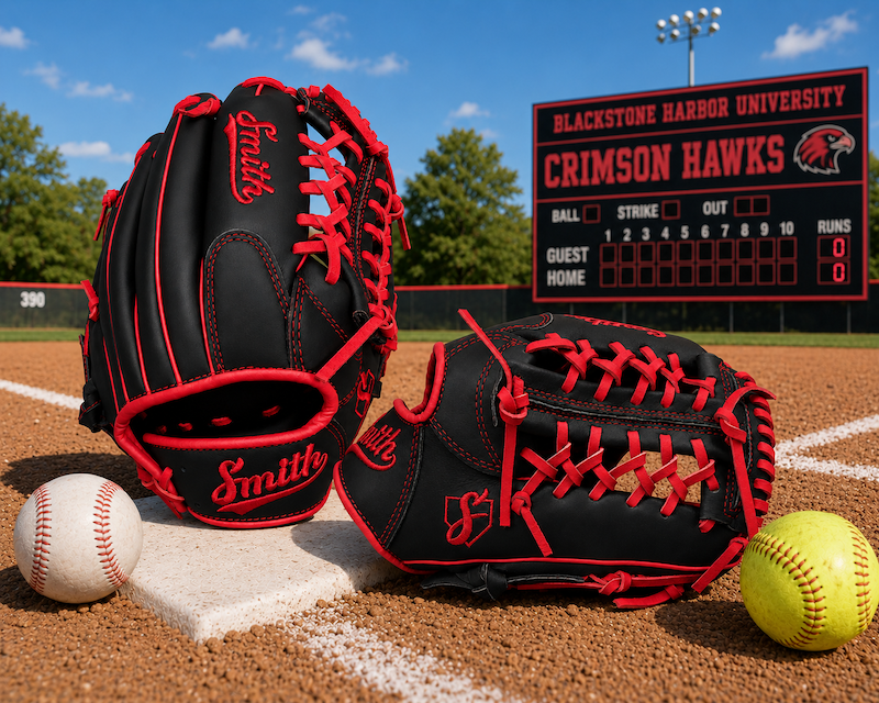 Smith FGNW-Black n Red Baseball and Softball Glove