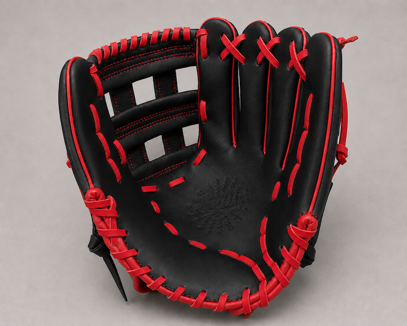 Smith FGHW-Black n Red Baseball and Softball Glove