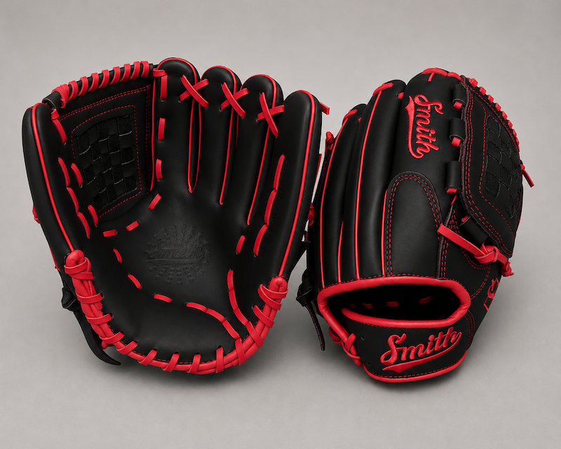 Smith FGBW-Black n Red Baseball and Softball Glove