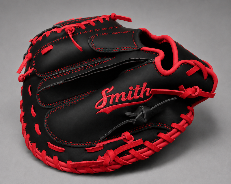 Smith BBCM-Black n Red (Baseball Catchers Glove)