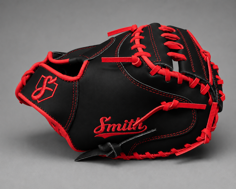 Smith BBCM-Black n Red (Baseball Catchers Glove)