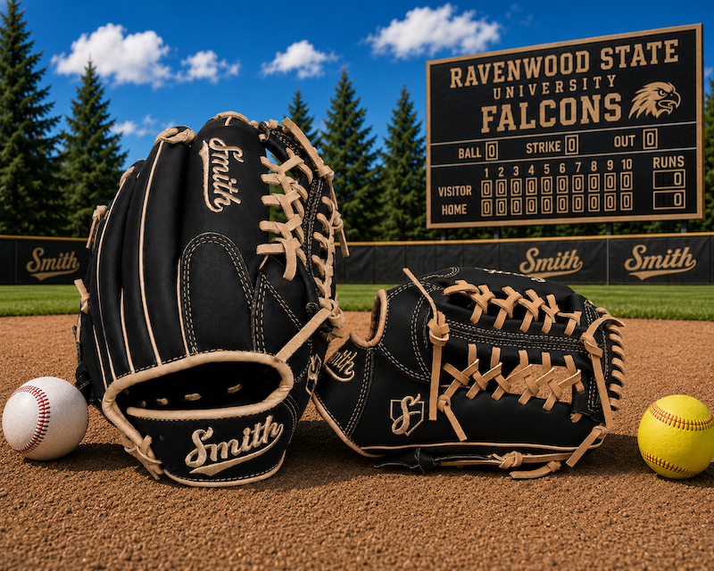 Smith FGNW-Black n Saddle Tan Baseball and Softball Glove