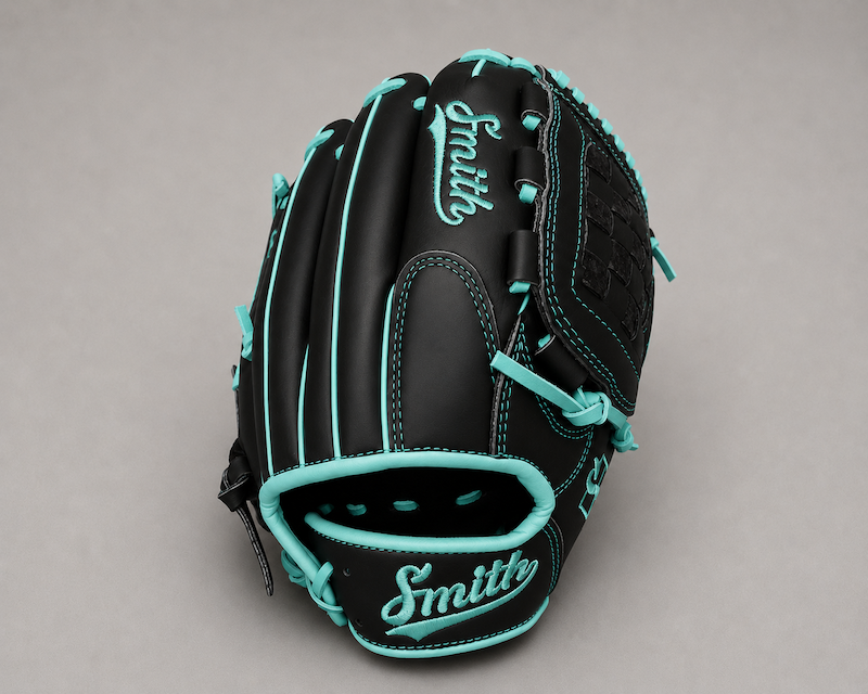 Smith FGBW-Black n Teal Baseball and Softball Glove