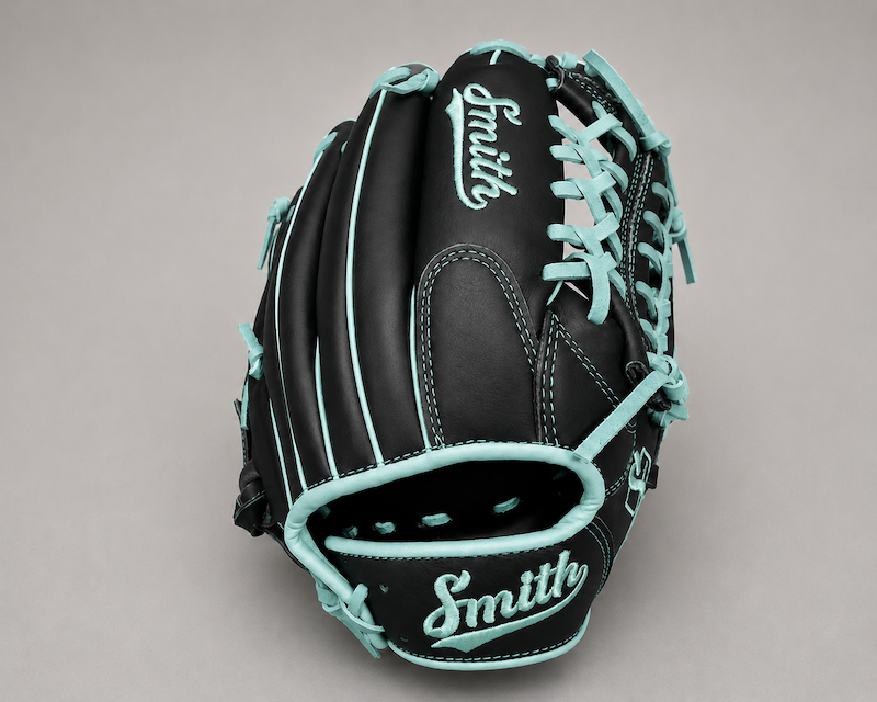 Smith FGNW-Black n Teal Baseball and Softball Glove