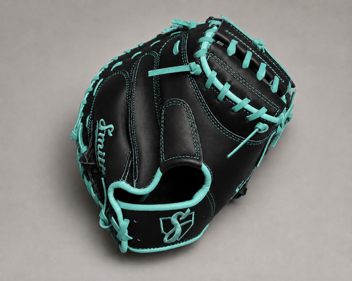 Smith BCM-Black n Teal (Baseball Catchers Mitt)