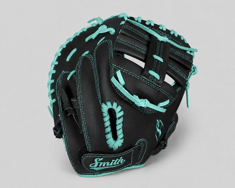 Smith SBCM-Black n Teal (Softball Catchers Glove)