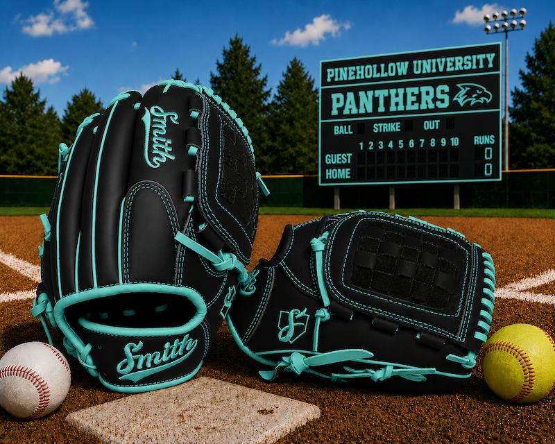 Smith FGBW-Black n Teal Baseball and Softball Glove