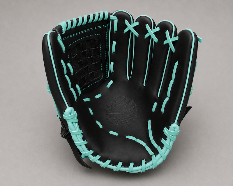 Smith FGBW-Black n Teal Baseball and Softball Glove