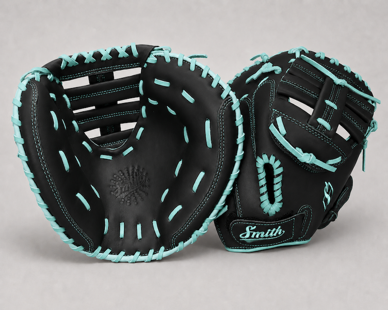 Smith SBCM-Black n Teal (Softball Catchers Glove)