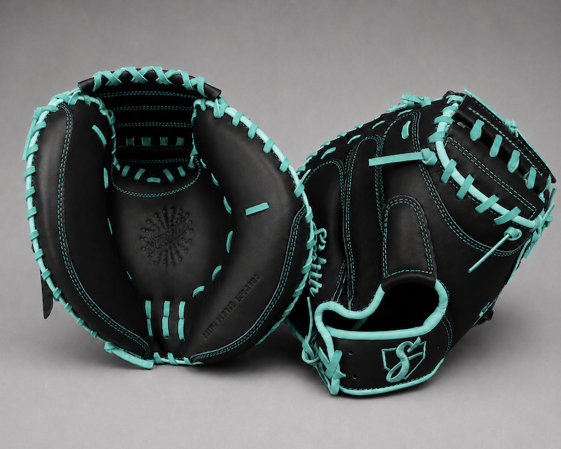 Smith BCM-Black n Teal (Baseball Catchers Mitt)