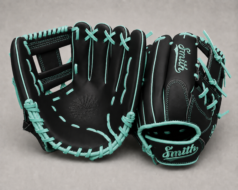 Smith FGIW-Black n Teal Baseball and Softball Glove