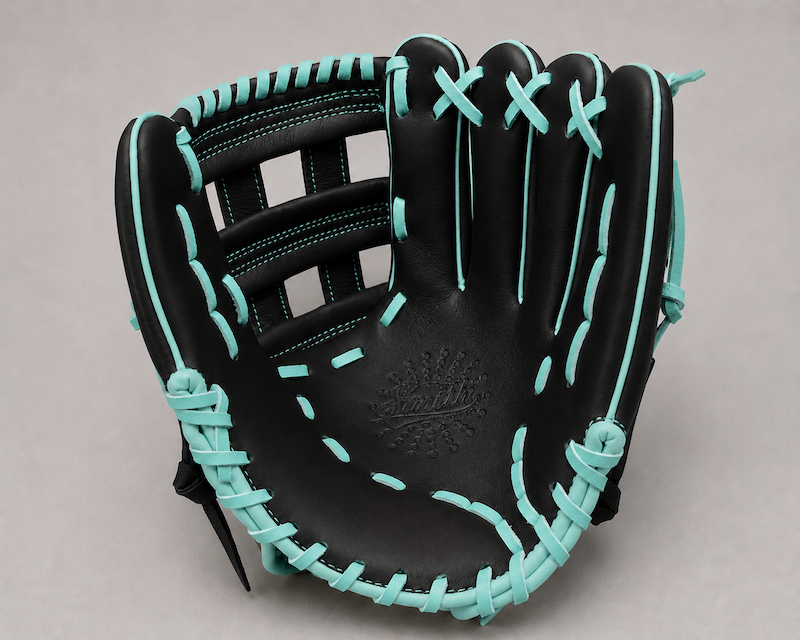 Smith FGHW-Black n Teal Baseball and Softball Glove