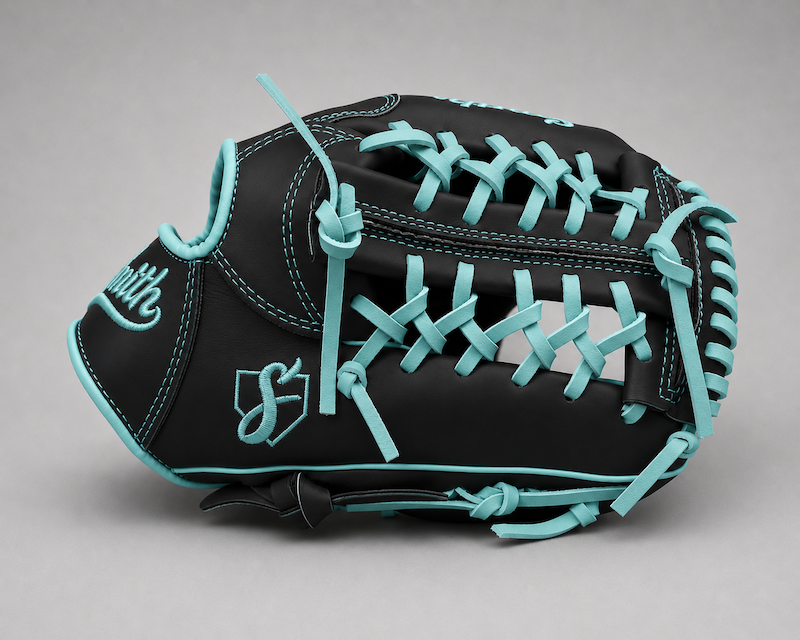 Smith FGNW-Black n Teal Baseball and Softball Glove