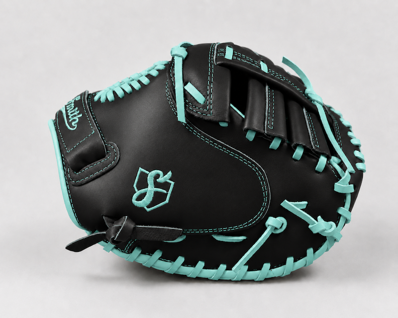 Smith SBCM-Black n Teal (Softball Catchers Glove)