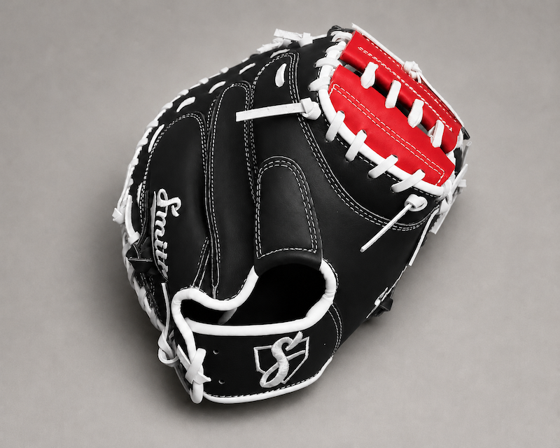 Smith BBCM-Black White Red (Baseball Catchers Glove)
