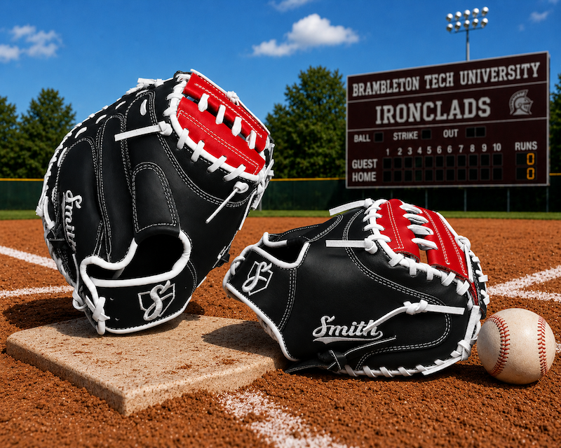 Smith BBCM-Black White Red (Baseball Catchers Glove)