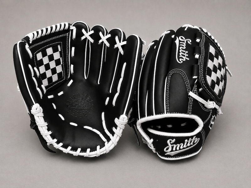 Smith FGBW-Black n White Checkerboard Baseball and Softball Glove