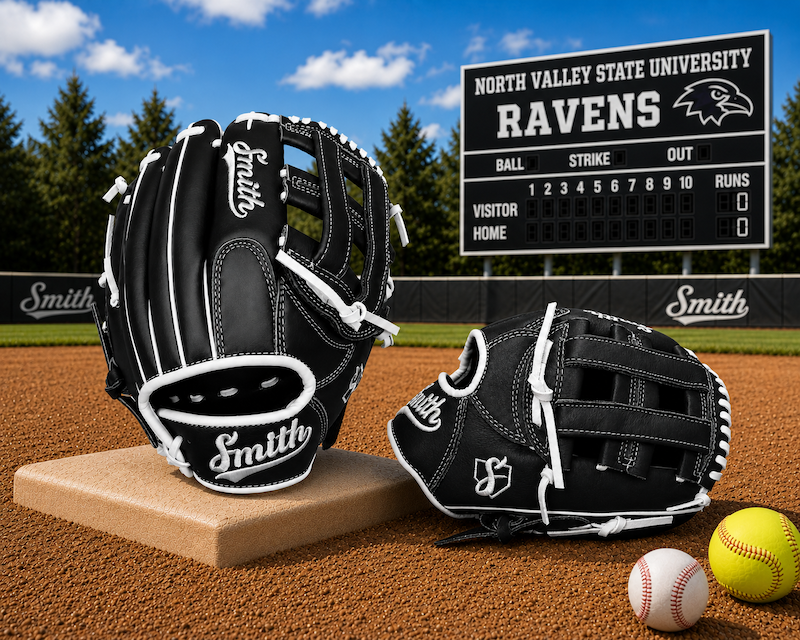 Smith FGHW-Black n White Baseball and Softball Glove