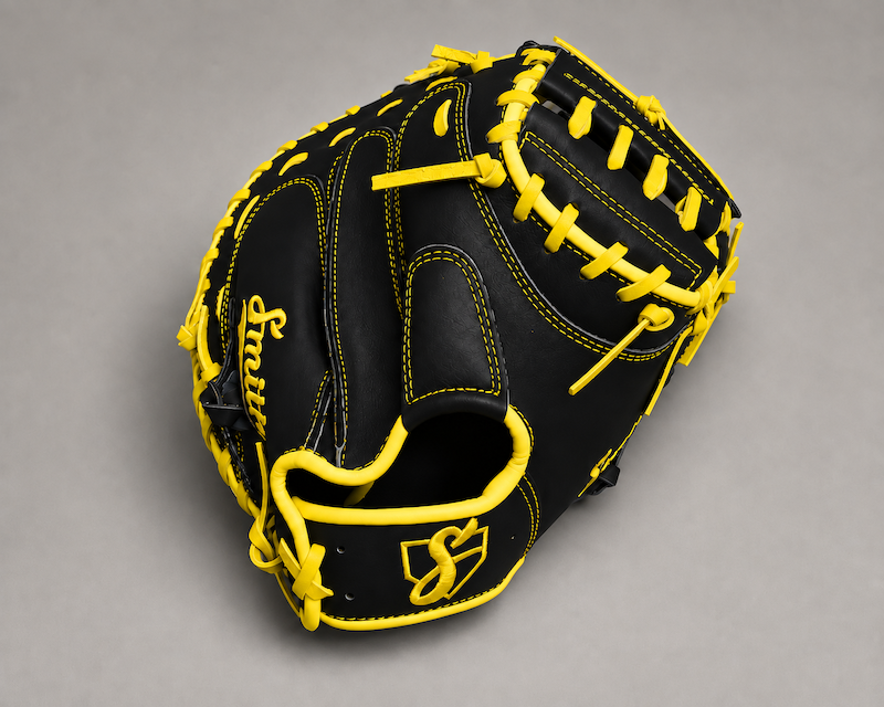 Smith BCM-Black n Yellow (Baseball Catchers Mitt)