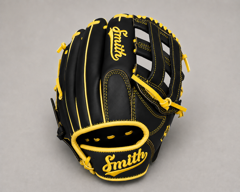Smith FGHW-Black n Yellow Baseball and Softball Glove