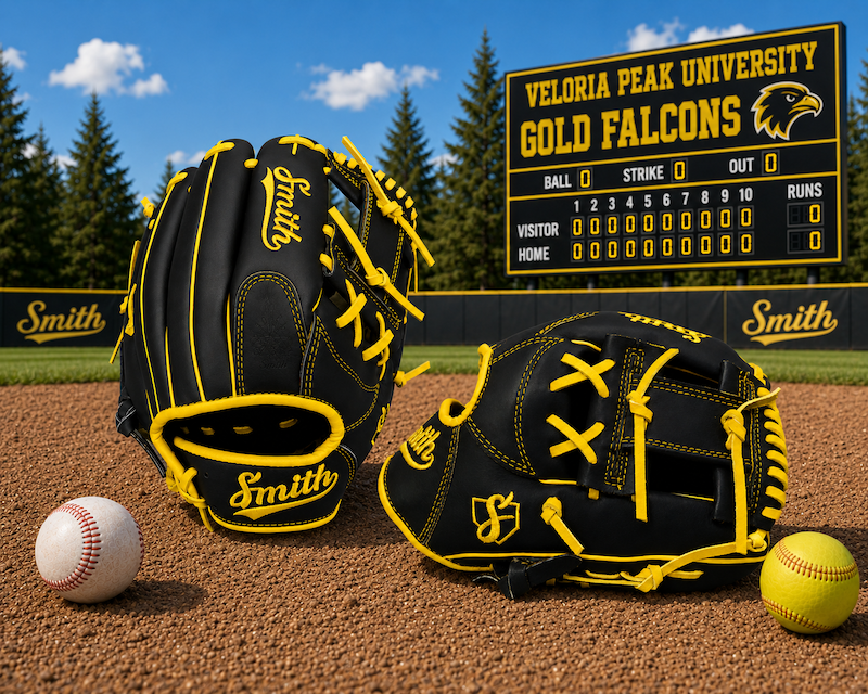 Smith FGIW-Black n Yellow Baseball and Softball Glove
