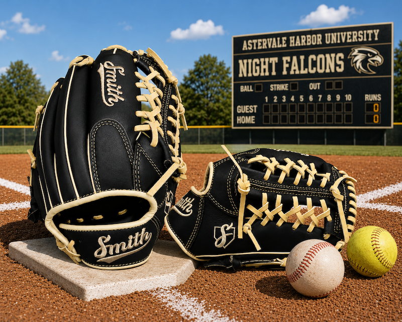 Smith FGNW-Black n Yellow Baseball and Softball Glove