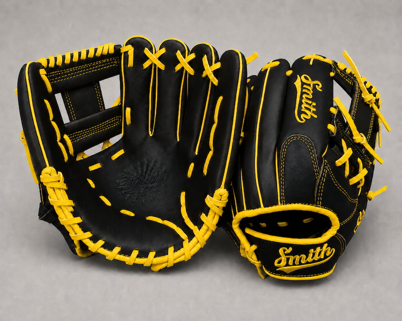 Smith FGIW-Black n Yellow Baseball and Softball Glove