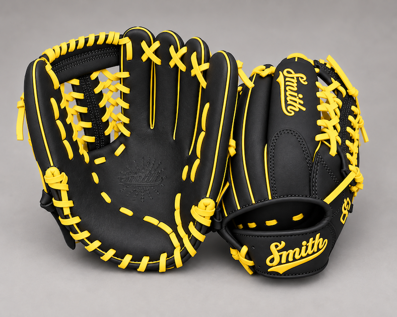 Smith FGNW-Black n Yellow Baseball and Softball Glove