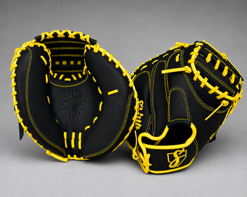 Smith BCM-Black n Yellow (Baseball Catchers Mitt)