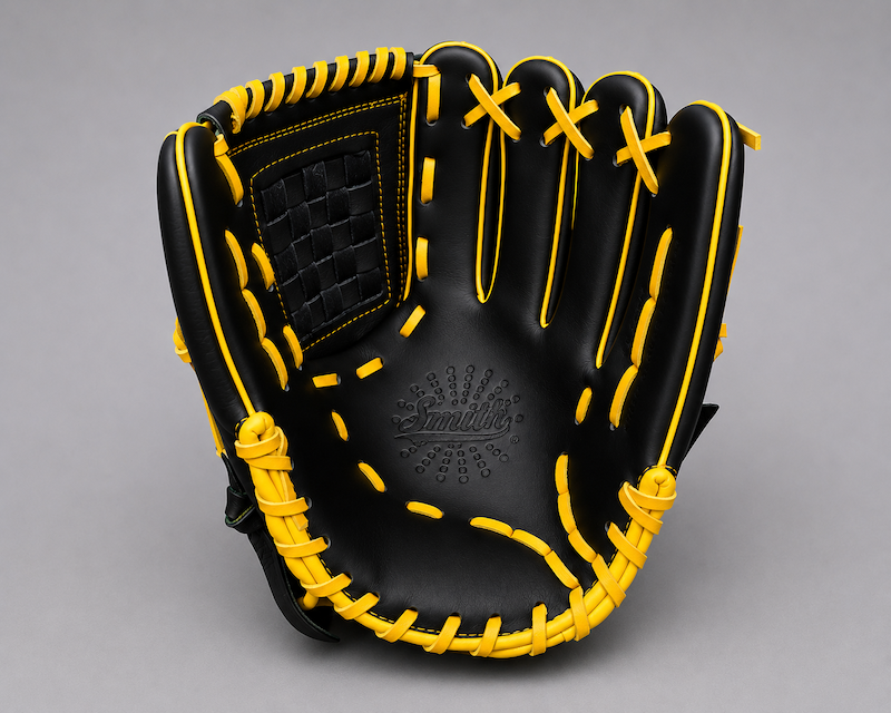 Smith FGBW-Black n Yellow Baseball and Softball Glove