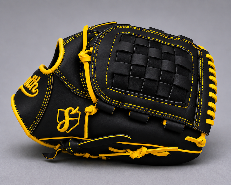 Smith FGBW-Black n Yellow Baseball and Softball Glove